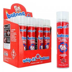 Whip It 5X Butane 300ml - 12 Box 
